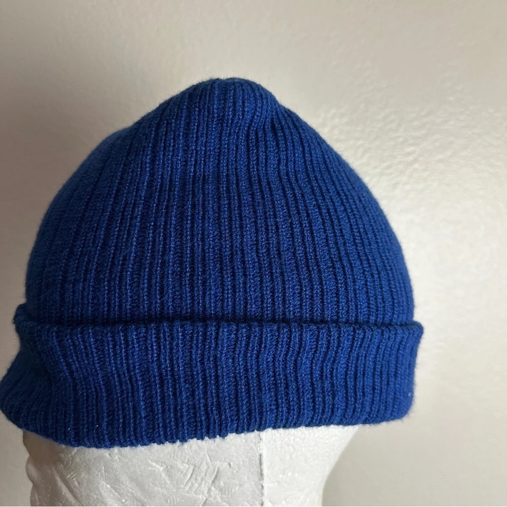 Blue Beanie Hat Unisex Warm
